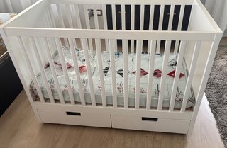 Cuna Stuva Ikea con cajones