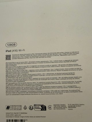 iPad 10ª Gen 128GB Azul Wi-Fi