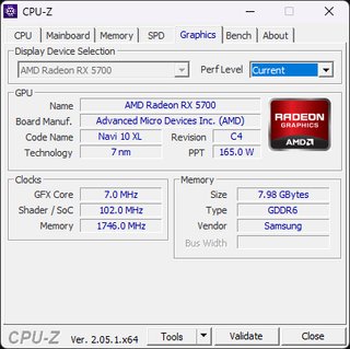 AMD Radeon RX 5700 XL 8GB GDDR6