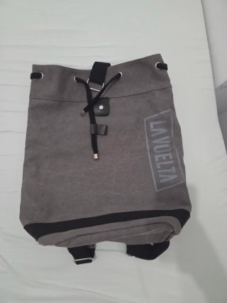 Mochila La Vuelta Lona Gris