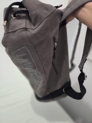 Mochila La Vuelta Lona Gris