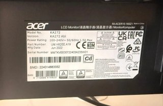 Monitor Acer KA272Abi 27 Full HD
