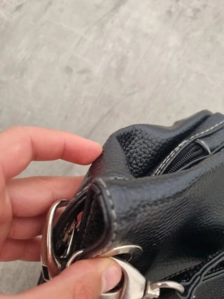 Bolso  Negro Piel Texturizada