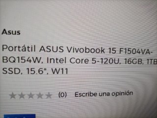 Portátil ASUS Vivobook