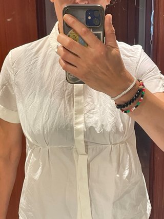 Camisa manga corta mujer