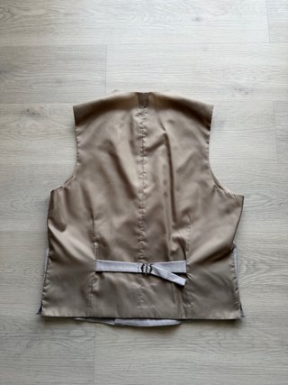 Fato bege/cinza para casamento