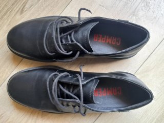 Zapatos Camper Negros Cordones Hombre