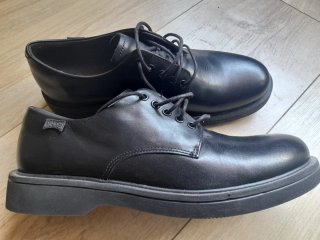 Zapatos Camper Negros Cordones Hombre