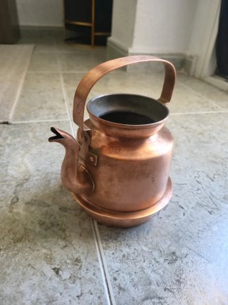 Tetera cobre antigua Knut Eriksson Sueca