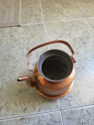 Tetera cobre antigua Knut Eriksson Sueca