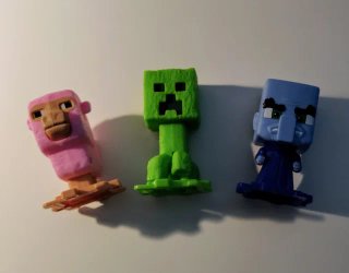 Set 3 Figure Minecraft McDonald's