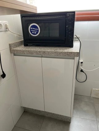 Cocina modular blanca