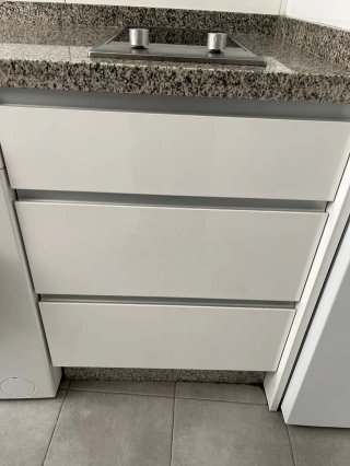 Cocina modular blanca
