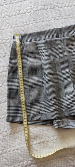 Pantalón corto cuadros ML mujer