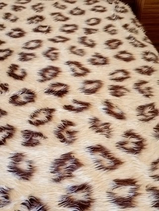 COPERTA MATRIMONIALE LEOPARDATA VINTAGE