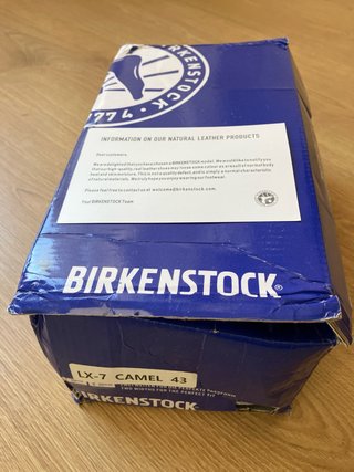 Birkenstock Boston Camel T43 Nuevas