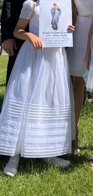 Vestido Comunión Jesuitas impoluto Tizzas 125cm