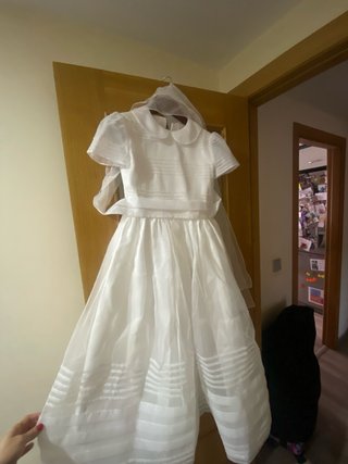 Vestido Comunión Jesuitas impoluto Tizzas 125cm