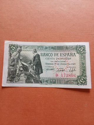8 Billetes Españoles Banco de España