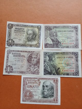 8 Billetes Españoles Banco de España