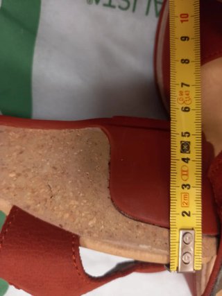 Sandalias El Naturalista  Art Talla 36 Rojas
