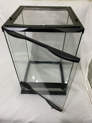 Terrario Cristal Camaleón Negro