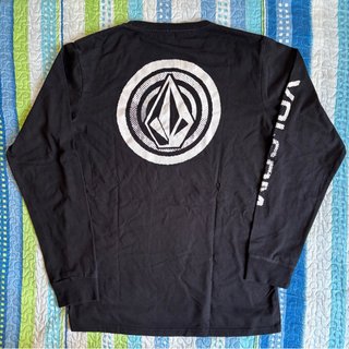 Camiseta Volcom Negra Manga Larga