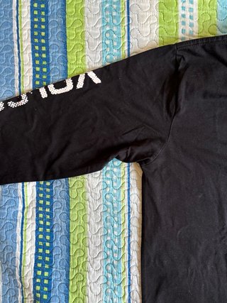 Camiseta Volcom Negra Manga Larga