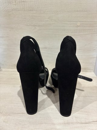 Sandalias tacón plataforma Stuart Weitzman negras