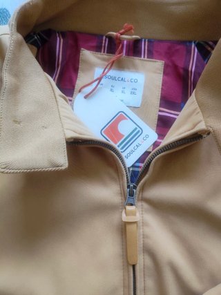Chaqueta Bomber Camel Talla XL Nueva