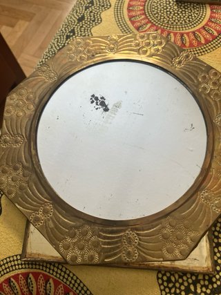 2 Specchi Vintage in Ottone Marocchino