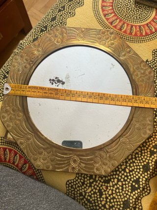 2 Specchi Vintage in Ottone Marocchino