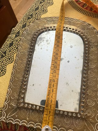 2 Specchi Vintage in Ottone Marocchino