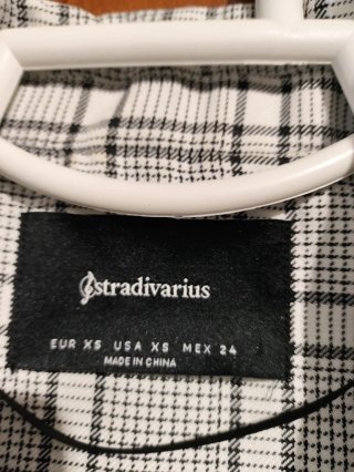 Chaqueta verano Stradivarius Cuadros Talla S