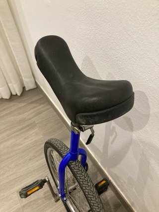 Uniciclo monociclo azul
