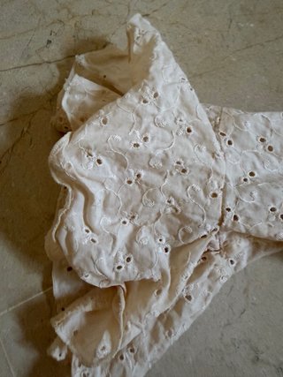 Blusa Flamenca Beige/Blanca