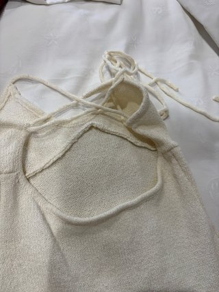 Vestido blanco largo ajustado con flores