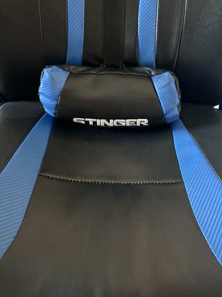 Silla Gamer Stinger Negra y Azul