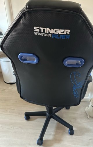Silla Gamer Stinger Negra y Azul