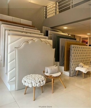 Cabeceros, muebles, puff y canapés