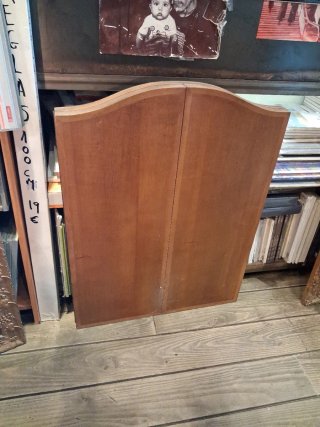 Espejo Barbería Antiguo 3 Cuerpos Madera