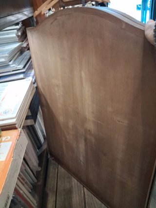Espejo Barbería Antiguo 3 Cuerpos Madera