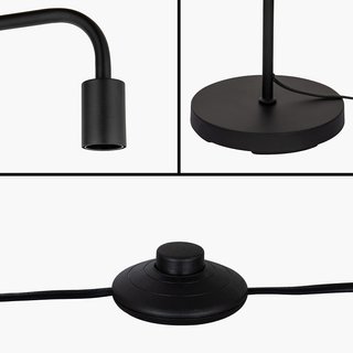 BBHome lámpara de pie metal retro minimalista