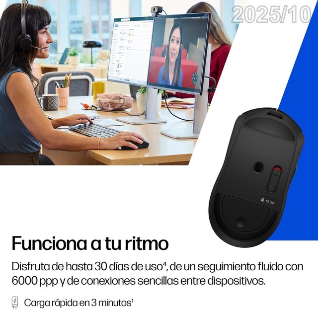 HP Raton Inalambrico 700 Bluetooth/USB Recargable