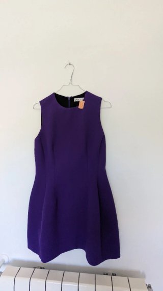 Vestido morado Zara