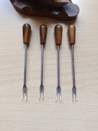 Palillero Caracol Madera Vintage