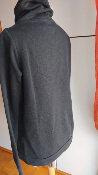Felpa Nera Unisex Taglia Unica
