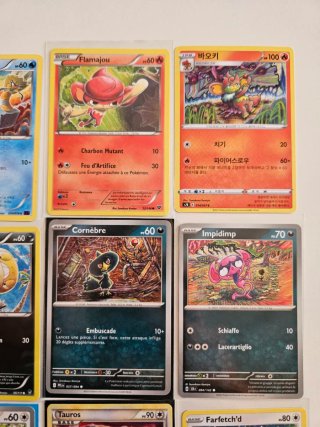 Lotto Carte Pokemon Komiya Vari Set Lingue