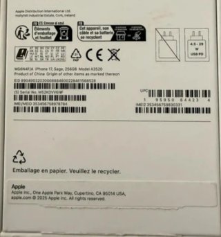 iPhone 17 Oliva 256GB 100% Batería