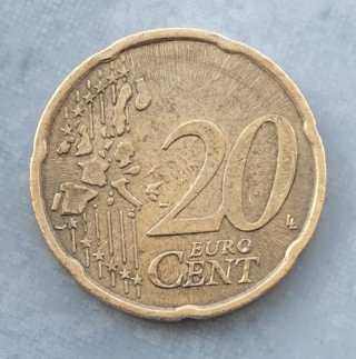 2 Monedas Euro Raras: 50 y 20 Cent